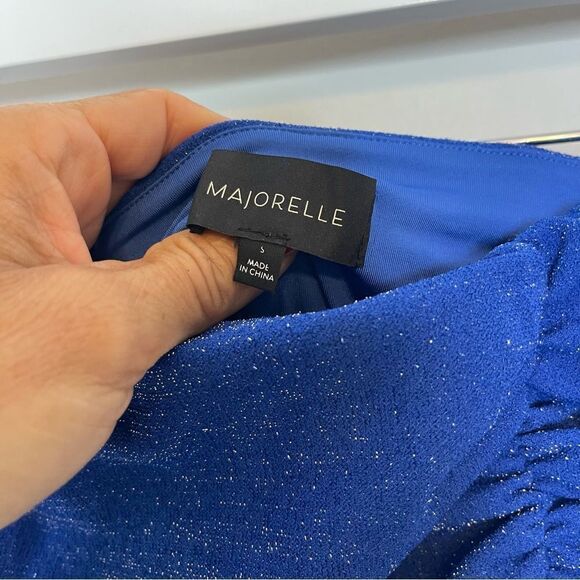 Revolve Majorelle Tennile Mini Skirt in Navy Night Sky Small NWOT - Picture 10 of 11